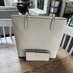 Kate spade shoulder purse and wallet